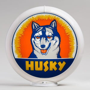 Husky 13.5" Gas Pump Globe with White Plastic Body
