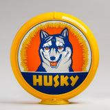 Husky 13.5" Gas Pump Globe with Yellow Plastic Body