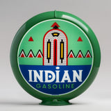 Indian (Deco) 13.5" Gas Pump Globe with Green Plastic Body