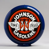 Johnson 13.5" Gas Pump Globe with Dark Blue Plastic Body