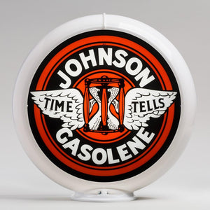 Johnson 13.5" Gas Pump Globe with White Plastic Body