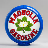 Magnolia 13.5" Gas Pump Globe with Light Blue Plastic Body