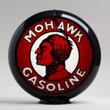 Mohawk Gasoline 13.5" Gas Pump Globe with Black Plastic Body
