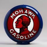 Mohawk Gasoline 13.5" Gas Pump Globe with Dark Blue Plastic Body