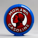 Mohawk Gasoline 13.5" Gas Pump Globe with Light Blue Plastic Body