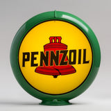 Pennzoil 13.5" Gas Pump Globe with Green Plastic Body
