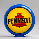 Pennzoil 13.5" Gas Pump Globe with Light Blue Plastic Body