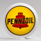 Pennzoil 13.5" Gas Pump Globe with White Plastic Body