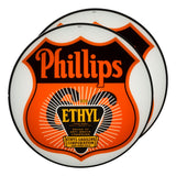 Phillips 66 Ethyl (Sunburst) 13.5" Pair of Lenses