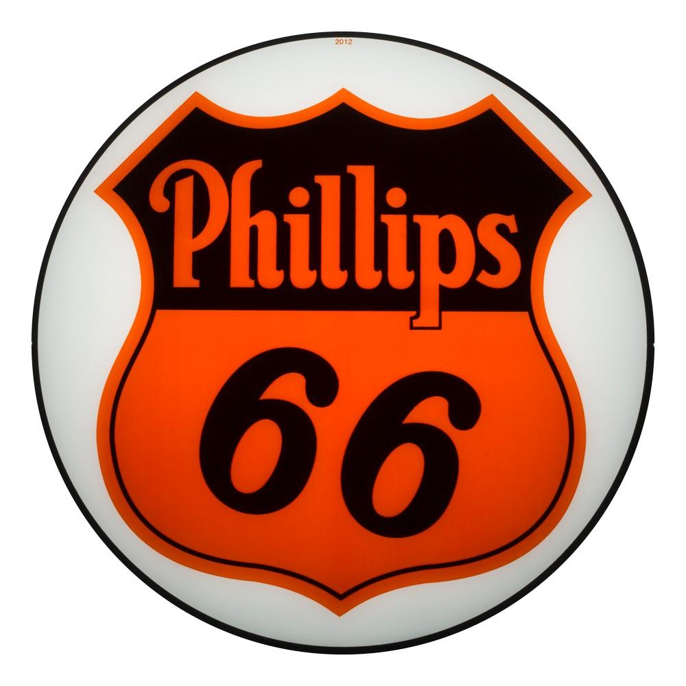 Phillips 66 ガスポンプライト グローブ vintage ガソリン Phillips 66 13.5