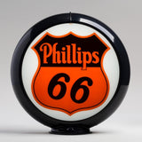 Phillips 66 13.5" Gas Pump Globe with Black Plastic Body