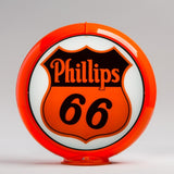Phillips 66 13.5" Gas Pump Globe with Orange Plastic Body