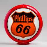 Phillips 66 13.5" Gas Pump Globe with Red Plastic Body