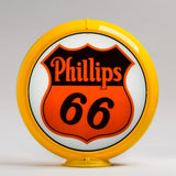 Phillips 66 13.5" Gas Pump Globe with Yellow Plastic Body