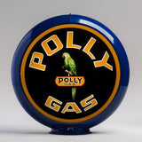 Polly Gas 13.5" Gas Pump Globe with Dark Blue Plastic Body