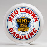 Red Crown Ethyl 13.5" Gas Pump Globe with White Plastic Body