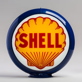 Shell 13.5" Gas Pump Globe with Dark Blue Plastic Body