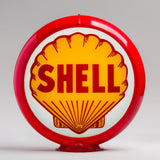 Shell 13.5" Gas Pump Globe with Red Plastic Body
