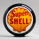 Super Shell 13.5" Gas Pump Globe with Black Plastic Body