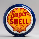 Super Shell 13.5" Gas Pump Globe with Dark Blue Plastic Body