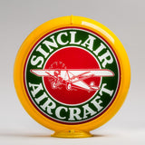 Sinclair Aircraft 13.5" Gas Pump Globe with Yellow Plastic Body