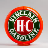 Sinclair H-C 13.5" Gas Pump Globe with Orange Plastic Body