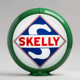 Skelly 13.5" Gas Pump Globe with Green Plastic Body