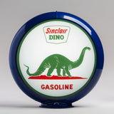 Sinclair Dino on Land 13.5" Gas Pump Globe with Dark Blue Plastic Body