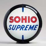 Sohio 13.5" Gas Pump Globe with Black Plastic Body