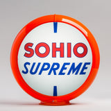 Sohio 13.5" Gas Pump Globe with Orange Plastic Body