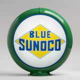 Blue Sunoco 13.5" Gas Pump Globe with Green Plastic Body