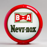 B/A Nevr-Nox 13.5" Gas Pump Globe with Red Plastic Body