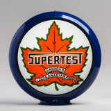 Supertest 13.5" Gas Pump Globe with Dark Blue Plastic Body
