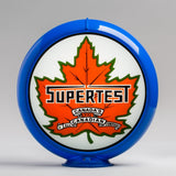 Supertest 13.5" Gas Pump Globe with Light Blue Plastic Body