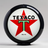 Texaco Star 13.5" Gas Pump Globe with Black Plastic Body