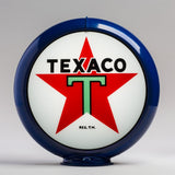 Texaco Star 13.5" Gas Pump Globe with Dark Blue Plastic Body