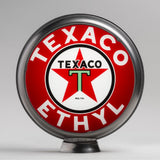 Texaco Ethyl 13.5" Gas Pump Globe with Steel Body