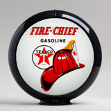 Texaco Fire Chief 13.5" Gas Pump Globe with Black Plastic Body