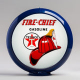 Texaco Fire Chief 13.5" Gas Pump Globe with Dark Blue Plastic Body