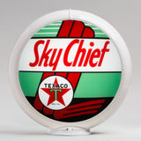Texaco Sky Chief 13.5" Gas Pump Globe with White Plastic Body