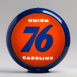 Union 76 13.5" Gas Pump Globe with Dark Blue Plastic Body