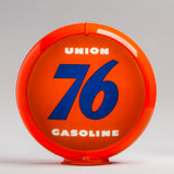Union 76 13.5" Gas Pump Globe with Orange Plastic Body