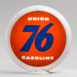 Union 76 13.5" Gas Pump Globe with White Plastic Body