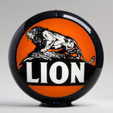Lion 13.5" Gas Pump Globe with Black Plastic Body