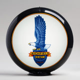 Richfield Tall Eagle 13.5" Gas Pump Globe with Black Plastic Body