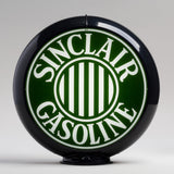 Sinclair Bars 13.5" Gas Pump Globe with Black Plastic Body
