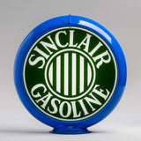 Sinclair Bars 13.5" Gas Pump Globe with Light Blue Plastic Body