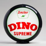 Sinclair Dino Supreme 13.5" Gas Pump Globe with Black Plastic Body