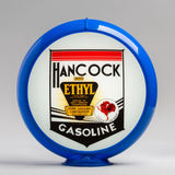 Hancock Ethyl 13.5" Gas Pump Globe with Light Blue Plastic Body