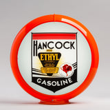 Hancock Ethyl 13.5" Gas Pump Globe with Orange Plastic Body